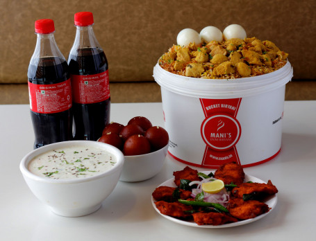 Chicken Biryani Boneless Bucket Combo