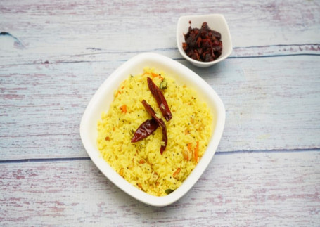 Lemon Rice With Poriyal