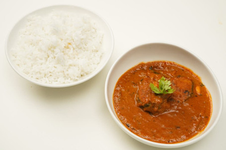 Madras Mock Fish Curry With Ponni Rice