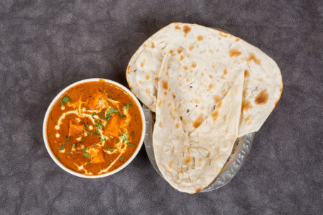 Butter Naan With Paneer Butter Masala Combo