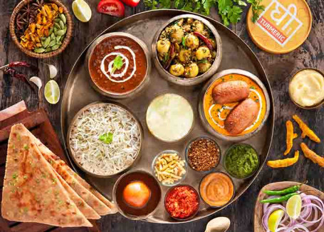 Premium Non Veg Explorer Thali [100% Desi Ghee