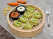 Steamed Veg Schezwan Momos