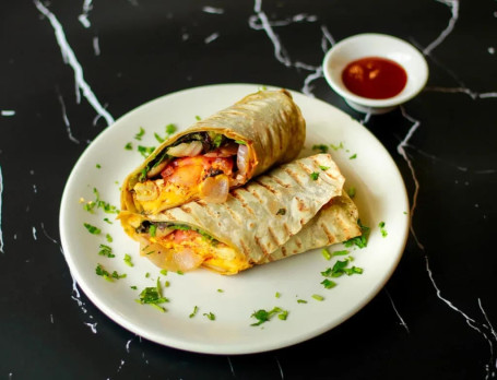 Chicken Tikka Paratha Wrap