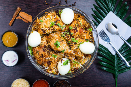 [Serves 6] Hyderabadi Chicken Dum Biryani +Hyderabdi Chicken Fry