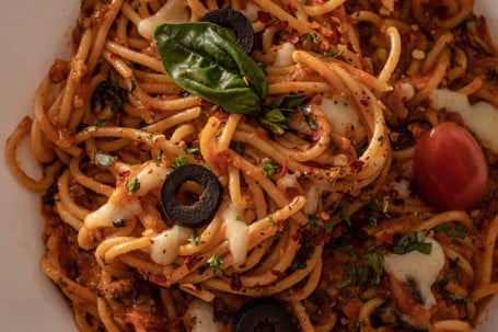 Chicken Arabiata Spaghetti