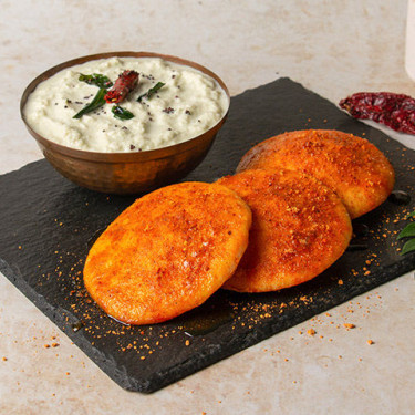 Podi Idli Con Chutney De Coco