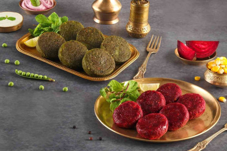 Beetroot Peanut Kebab (6 Pcs) Hara Bhara Kebab (6 Pcs) Combo