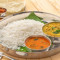 Palak Pappu Andhra Rasam With Steamed Rice