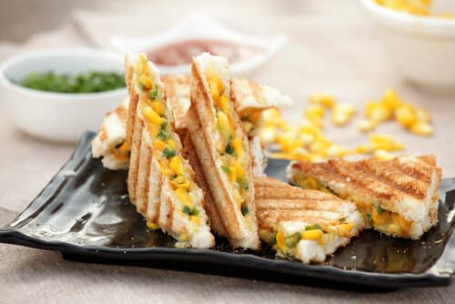 Corn And Pepper Sandwich