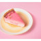 Rose Milk Cheesecake Slice