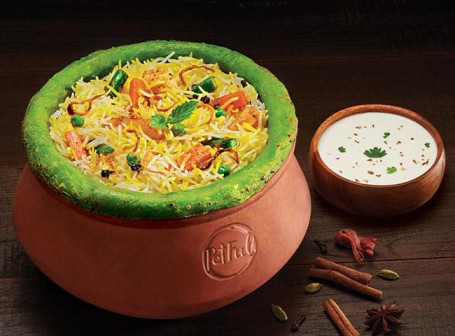 Claypot Hyderabadi Mix Veg Biryani