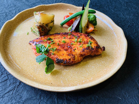 Grilled Harissa Rubbed Chicken Breast