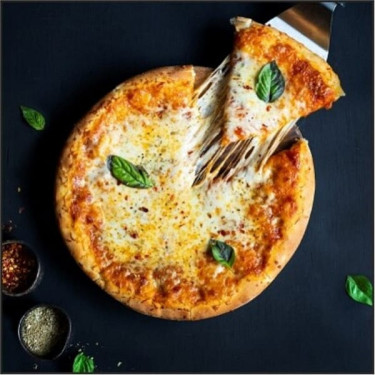 Pizza Margherita Delgada Diez Pulgadas [25 Cm]