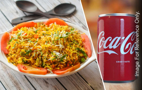 Veg Biryani Coke 200 Ml Can