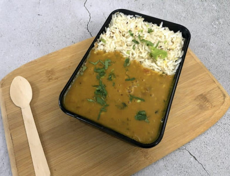 Vegan Dal Fry Jeera Rice Bowl