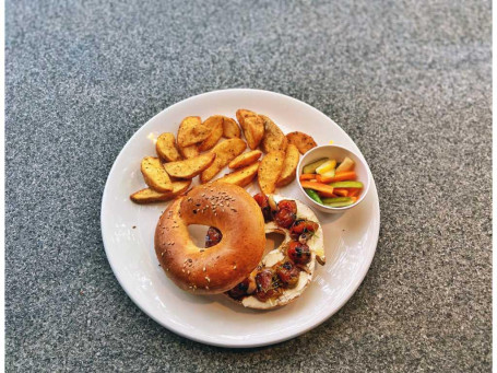 Confit Cherry Tomato Bagel