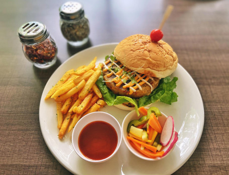 Cajun Cottage Cheese Burger