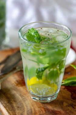 Basil Seeds Lemonade