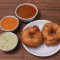 Medu Vada (4 Pcs) [Served With Chutney And Sambhar.