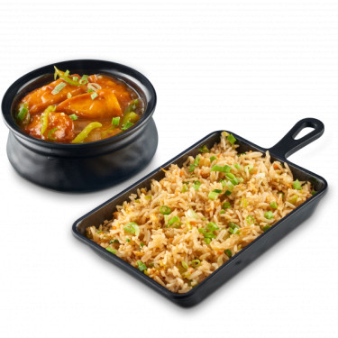 Paneer Chilli Gravy Fried Rice Combo