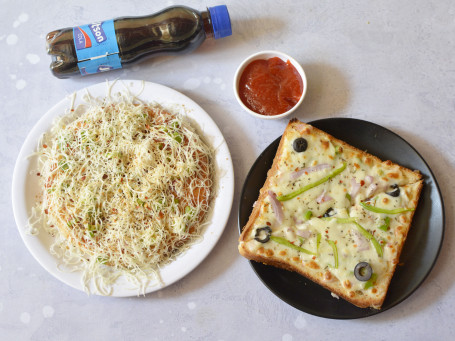 Pizza Chilli Toast Cola