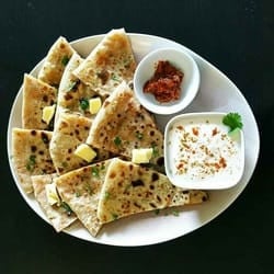 Cheese Aloo Onion Paratha