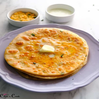 Only Paneer Garlic Paratha