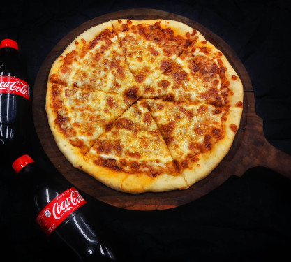 10 Amritsari Mushroom Pizza 2 Coke (250Ml)