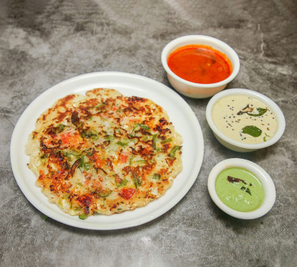 Double Roasted Mixed Vegetable Uttapam