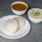 Idli (2 Pcs)(Served Along With Coconut Chutney And Sambhar)