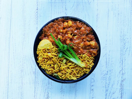 Pindi Chole Masala Rice Bowl [550 Grams]