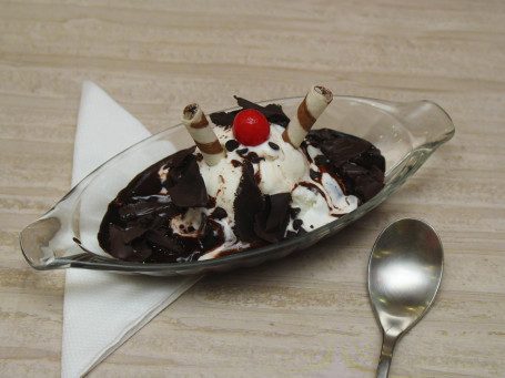 The Chocolate Room Brownie (Eggless) Sundae