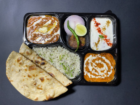 Paneer Dal Makhni Rice With Raita Combo