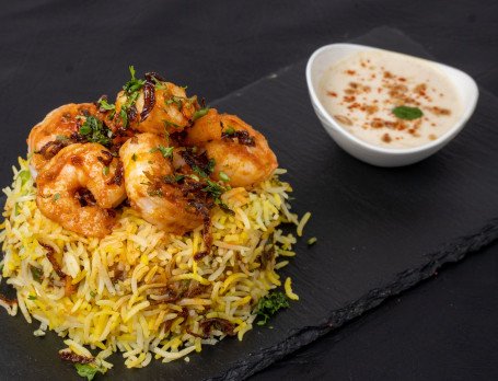 Prawns Biryani(14Pc Medium Size Prawns)