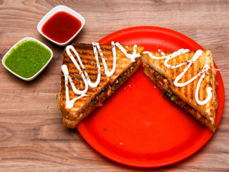 Aloo Matar Cheese Grilled Sandwich