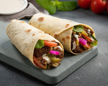 Saj Falafel With Labneh (Wrap)