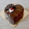 Heart Shape Chocolate Mud Cake [Eggless]