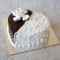 Heart Shape Chocolate Vanila Cake [Eggless]