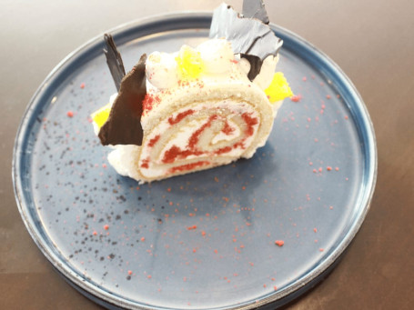 Gajar Halwa Swiss Roll