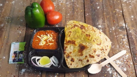 Paneer Tika Masala With Choice Of Bread Or Rice Jain Reguler