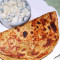 Paneer Allu Parotha With Raitha 1 No