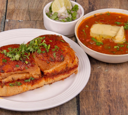 Masala Pav With Bhaji (Butter)