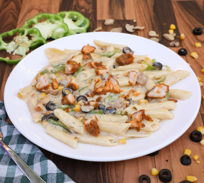 Chicken In White Sauce Penne Pasta