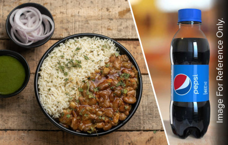 Rajma Rice Combo Pepsi (250 Ml)