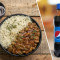 Rajma Rice Combo Pepsi (250 ml)