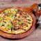 Half N Half Barbecue Chicken And Vegetablea Pizza