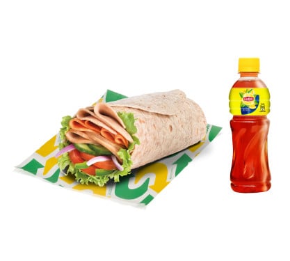 Rs 10 Lipton Ice Tea Pet Bottle 350 Ml With Non Veg Signature Wrapcombo