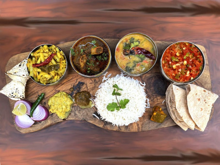 The Chhaunk Special Non-Veg (Mutton) Thali