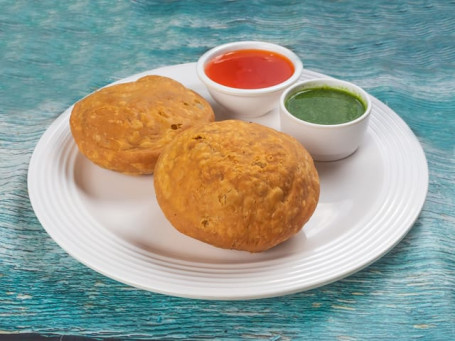 Hing Dal Kachori [1Pc] Jodhpur Pyaaj Kachori [1Pc]