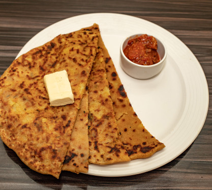 2 Aloo Parantha+Butter